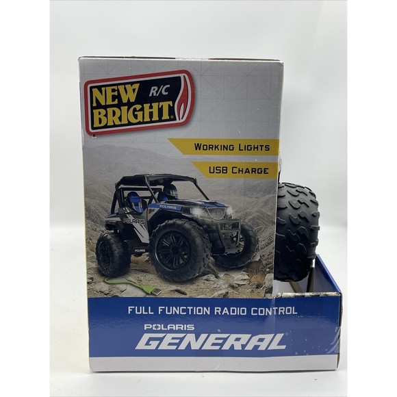 Bright R/C 1:14 Polaris General Red USB Charging Remote Control Car 2.4 Ghz NEW - Picture 3 of 6